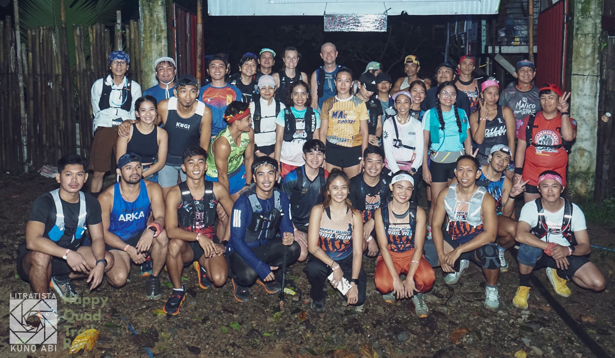 Happy Quad Trail Run community group photo